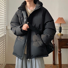 现货抖音得物可供视频三防加厚羽绒连帽棉衣外套面包棉服MY8095，男装棉衣，电商A486