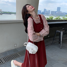 假两件连衣裙，女装连衣裙，2B137