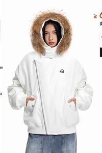 网图慎用图片只做展示可拆卸毛领派克羽绒服新标90绒78197P268图片