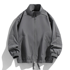 新款中性风户外夹克男立领纯色上衣冲锋衣外套A157B-JK7822-P70，男装夹克，电商A157B