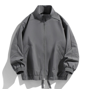 新款中性风户外夹克男立领纯色上衣冲锋衣外套A157B-JK7822-P70图片