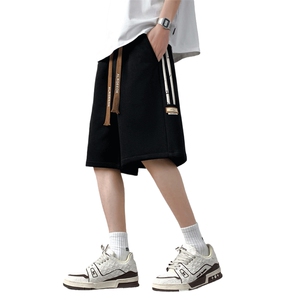 短裤男夏季美式潮牌休闲宽松外穿大码百搭五分中裤子Z9971-P28图片