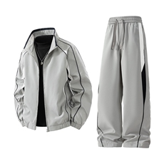 2025秋季新款现货情侣冲锋衣套装男户外登山服DSA157B-TZ572-P110，男装休闲套装，电商A157B