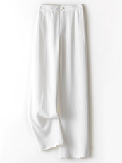 新款简约百搭丝滑冰感空气裤宽松休闲长裤女，女装休闲裤，瑞上羊绒