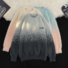 男士复古扎染百搭慵懒宽松针织衫MY301-P65，男装针织衫/毛衣，星座308B-2