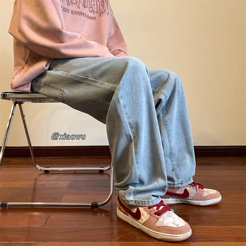 品质抖音牛仔裤大码 内里全部包边B342-K693-特P42图片