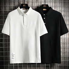 PL57045-P35翻领短袖polo衫男大码胖子半袖t恤男有领保罗衫，男装Polo衫，电商A040A