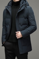 冬季男士商务休闲羽绒服中年男装带帽外套加厚上衣YYYR3021-P280，男装羽绒服，电商B212（原钱塘6029）