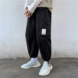 秋季潮牌ins束脚裤男宽松韩版百搭休闲直筒九分工装裤子H61-p35，男装工装外套，星座1008-2