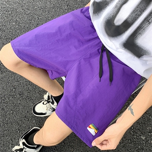 2024夏季薄款直筒休闲短裤男潮牌百搭运动五分裤现货K7848-P22,女孩子黑色牛仔裤搭配什么上衣图片
