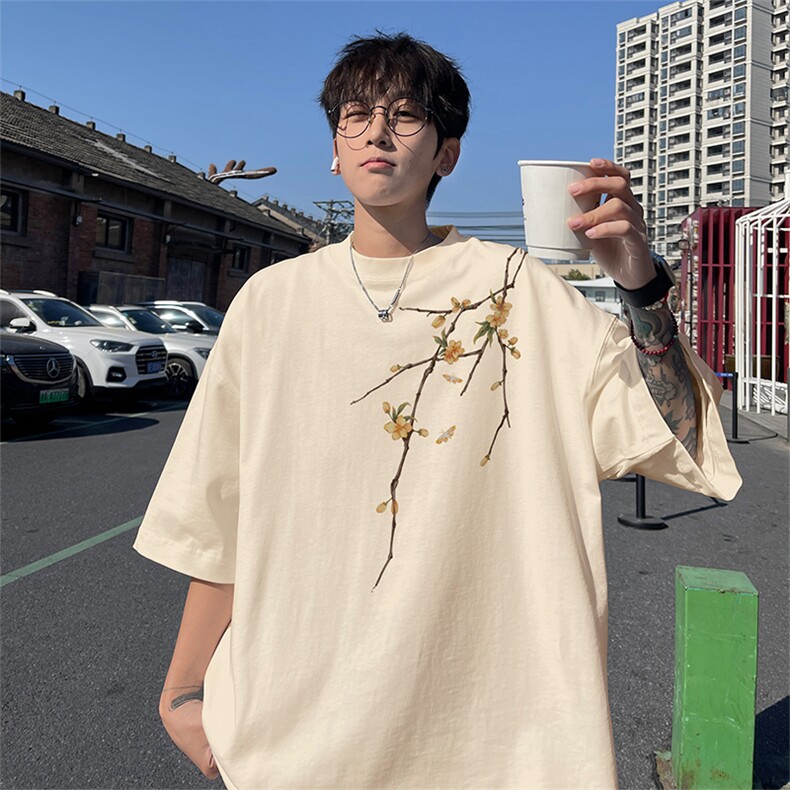 得物直播品质220克纯棉精梳xz605-dcm184-特批20控38,男装T恤,星座605(原A050)
