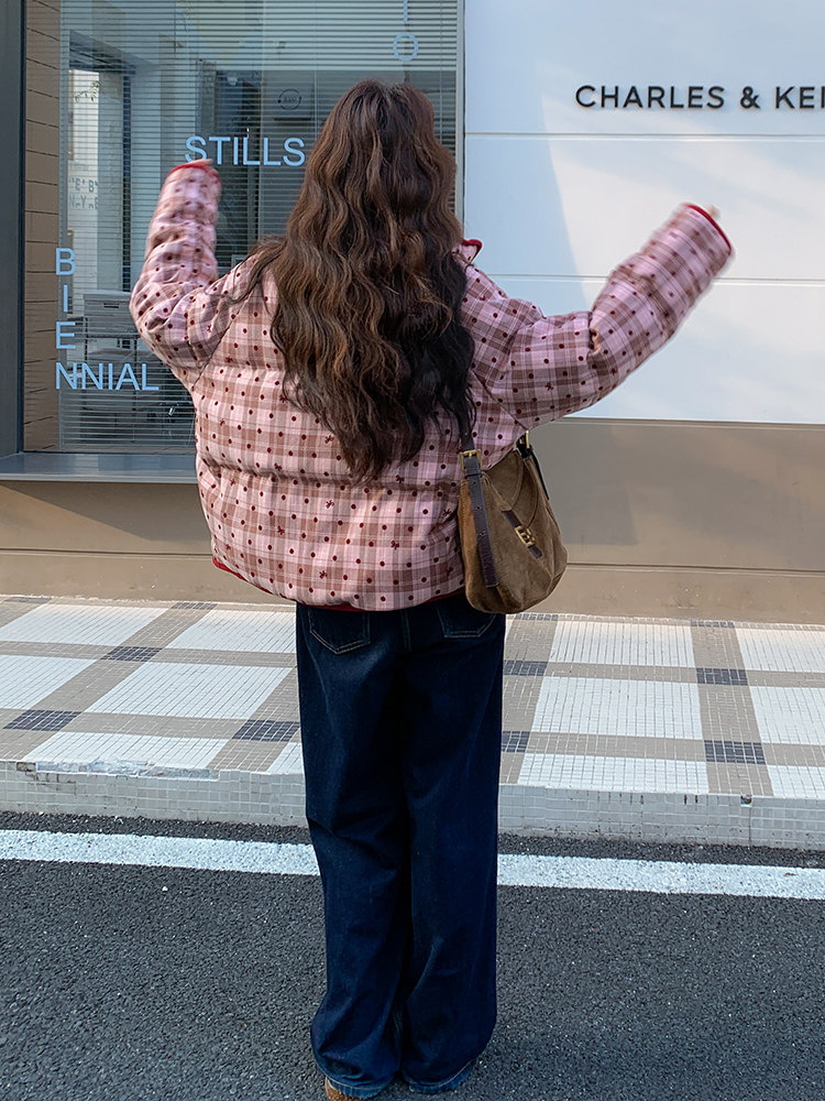 大货已出2025年新款红格羽绒服5038P245K378-2c280,女装短外套,2C280