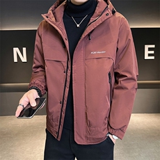 店主风2025年男士秋冬二棉加棉加厚夹克连帽棉服M1123-P105，男装夹克，电商D240-242