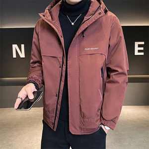 店主风 2025年男士秋冬二棉加棉加厚夹克连帽棉服M1123-P105图片