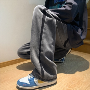 开春新品美式高街牛仔裤休闲裤直筒潮男长裤N01621-P43图片