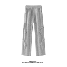 高品质65%棉韩系褶皱运动卫裤垂感小众长裤男5Q3073-TP2858，男装休闲裤，电商A102