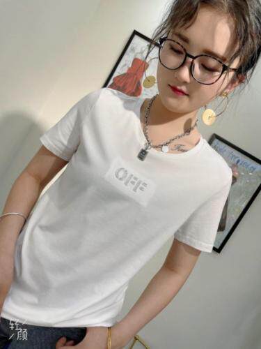 夏季新款超舒适棉T，女装，云落伊里