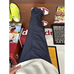 夏季薄款休闲裤男女款百搭宽松直筒复古痞帅显瘦长裤513CK1808P23图片