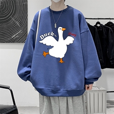 S6273-P28秋季圆领卫衣男大码韩版宽松长袖外套，男装卫衣，电商A040
