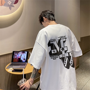 230g纯棉发泡短袖t恤夏季男半袖男XT2322-P30控48 可图片