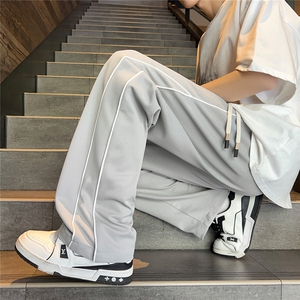 2025港风春夏装立体裁剪 织带拼接休闲裤 K8788/特P35 咖啡厅9图片