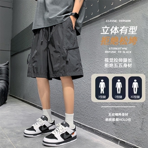 现货 夏季工装短裤男ins潮牌休闲百搭潮流痞帅五分裤D02520-P38图片