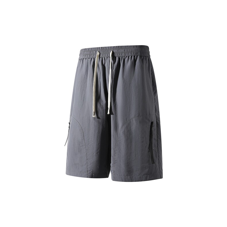 防水拉链拼接速干冰丝五分短裤 DK031立体 锦纶(S-2XL)TP22图片