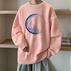 控78假两件毛衣男大码加绒针织衫男毛线衣M80330-P55加绒P70，男装针织衫/毛衣，电商A040