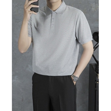 高端商务polo衫男新款春夏短袖上衣男文化衫男女同款P601，男装Polo衫，星座1116A-2（原606A-1）