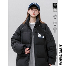 中性风新款冬季百搭潮流立领加厚印花羽绒服外套YR63003P225控298，男装羽绒服，电商A268