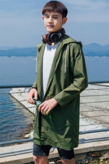 Y19情侣夹克外套连帽长款长袖绣花皮肤衣风衣防晒衣男女学生遮阳，男装夹克，星座115A(原星座507）