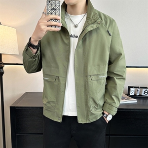 2026店主风 春季简约立领休闲棒球服夹克时尚潮流外套7701-P55图片