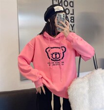 加绒的卫衣，女装卫衣/绒衫，迈赫俪