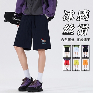 抖音得物尼龙高品质休闲短裤高街美式五分裤25XD23083特批8图片