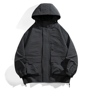 秋季户外连帽夹克男外套男女同款DSA157B-JK7811-P75图片