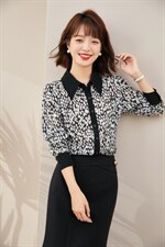 2021秋季新品撞色系衬衫，女装衬衫，秋子丰色(1F)