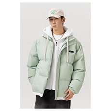 W594-P88冬季加厚棉服假两件棉衣外套痞帅男装保暖棉袄两件套，男装棉衣，星座911-1