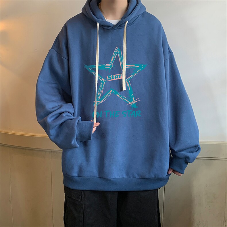 连帽卫衣男大码运动服帽衫外套WY2340-P35,男装卫衣,电商A040