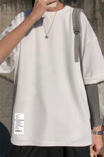 Q11045-P30春夏季七分袖t恤男大码五分袖男短袖中袖，男装T恤，电商A040
