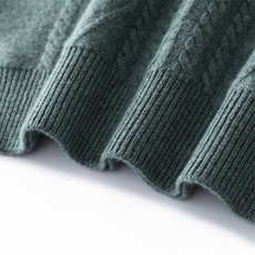 2025舒适时尚男士长袖，男装羊绒套衫，祥特羊绒