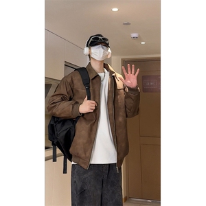 男士皮棉衣冬季加棉加厚皮衣外套棉服棉袄潮A266-MYPY010-P85特批图片