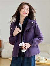 2026年春季派克服可拆卸两件套摇粒绒内胆外套冲锋衣，女装派克服，简韵佳