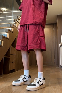 量大优  供视频  泡泡纱速干短裤男 XH75-特P25图片