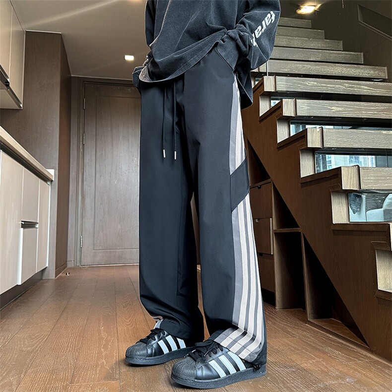 2025春季新款内景大码美式织带冲锋裤M-5XHK24681-特P35，男装休闲裤，电商A022