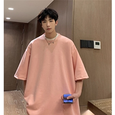 1港风模麂皮绒大码M-5XL短TDT8766P23DK8767P32套装TZ8757P55，男装休闲套装，星座226-2