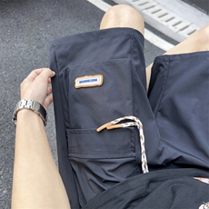 2024夏季新款潮牌宽松五分裤日系cityboy工装短裤男现货K7783-P34，男装牛仔裤，星座512-3