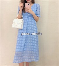 显瘦显白连衣裙，女装连衣裙，JUAN