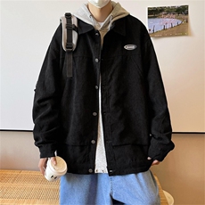 春秋季百搭休闲宽松灯芯绒夹克男士JK151-P60，男装夹克，星座1204
