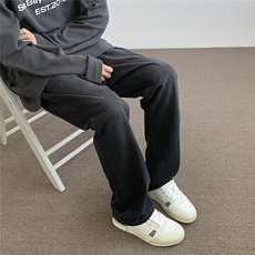 美式高街牛仔裤男黑色百搭休闲裤G1320/P4568，男装牛仔裤，电商D202