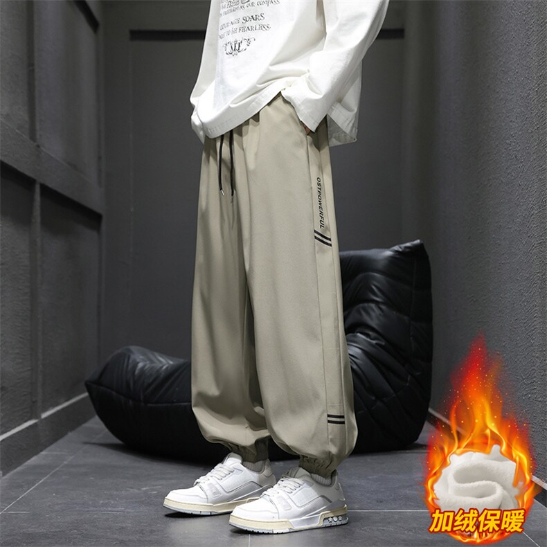 2025新款裤子男冬季加绒宽松大码束脚青少年运动裤JR29093-特P32，女装休闲裤，星座610（原A335）